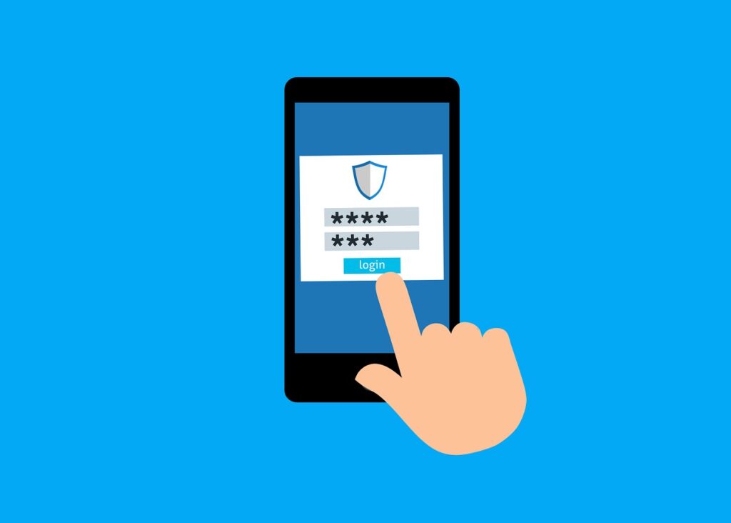 Cybersecurity risk from password spraying attack on mobile login